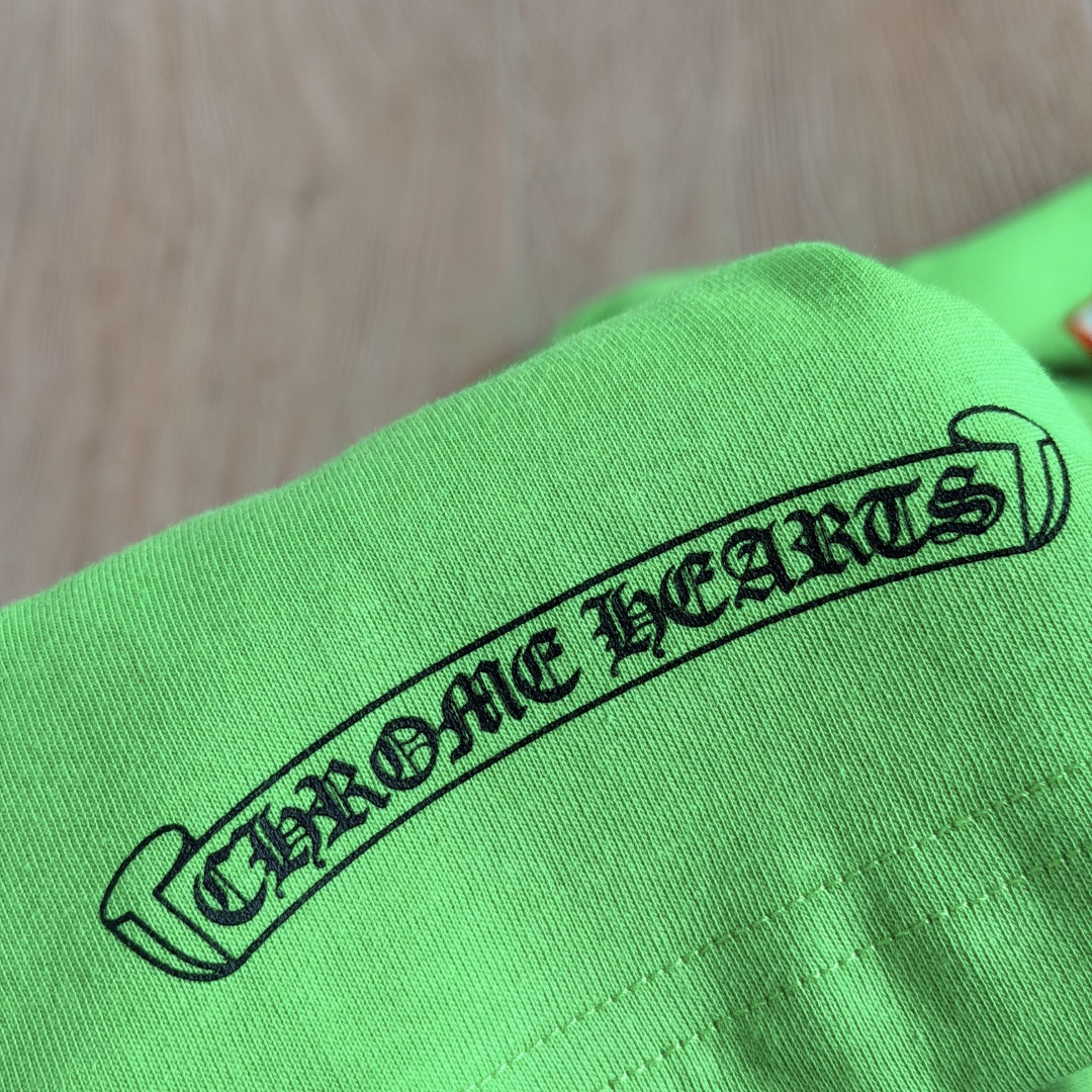 Chrome Hearts 克罗心 CH  长袖 T恤 mattyboy sex records 展会限定 绿色