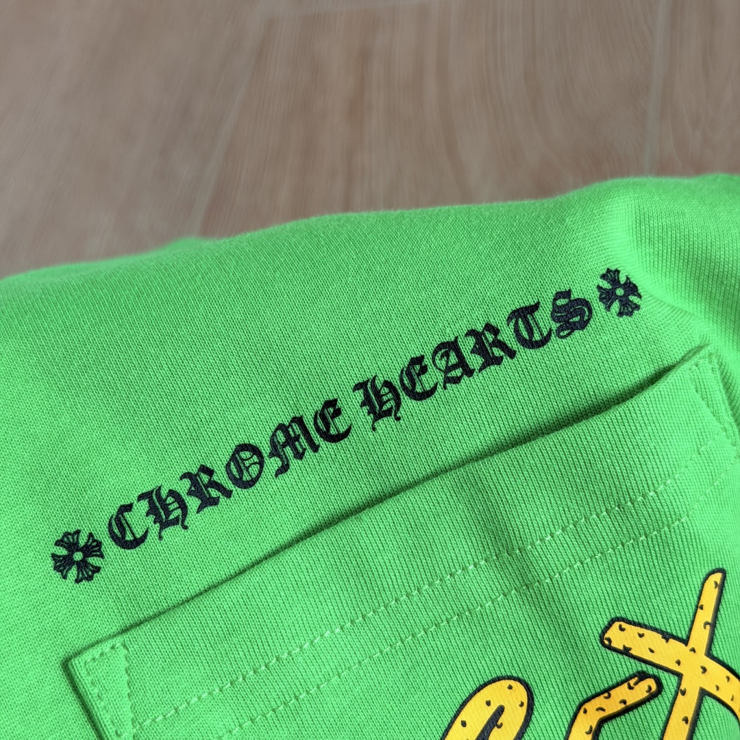 Chrome Hearts 克罗心 CH  长袖 T恤 mattyboy sex records 展会限定 绿色