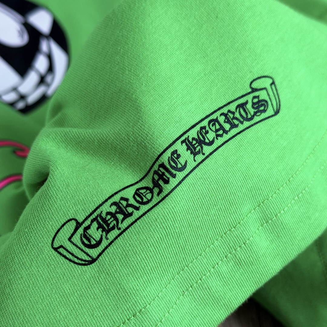 Chrome Hearts 克罗心 CH  长袖 T恤 mattyboy sex records 展会限定 绿色