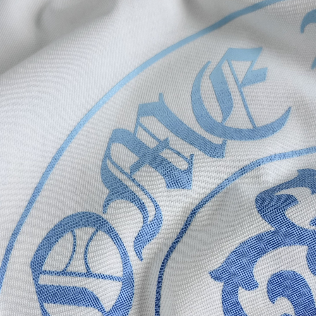 Chrome Hearts CH 克罗心  圆领短袖 T恤 宝剑 渐变 马蹄 A0 白色 黑色