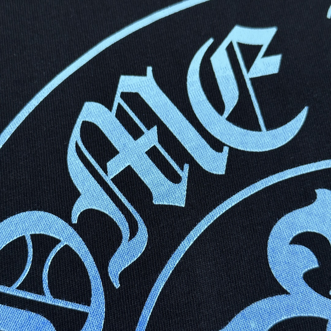 Chrome Hearts CH 克罗心  圆领短袖 T恤 宝剑 渐变 马蹄 A0 白色 黑色