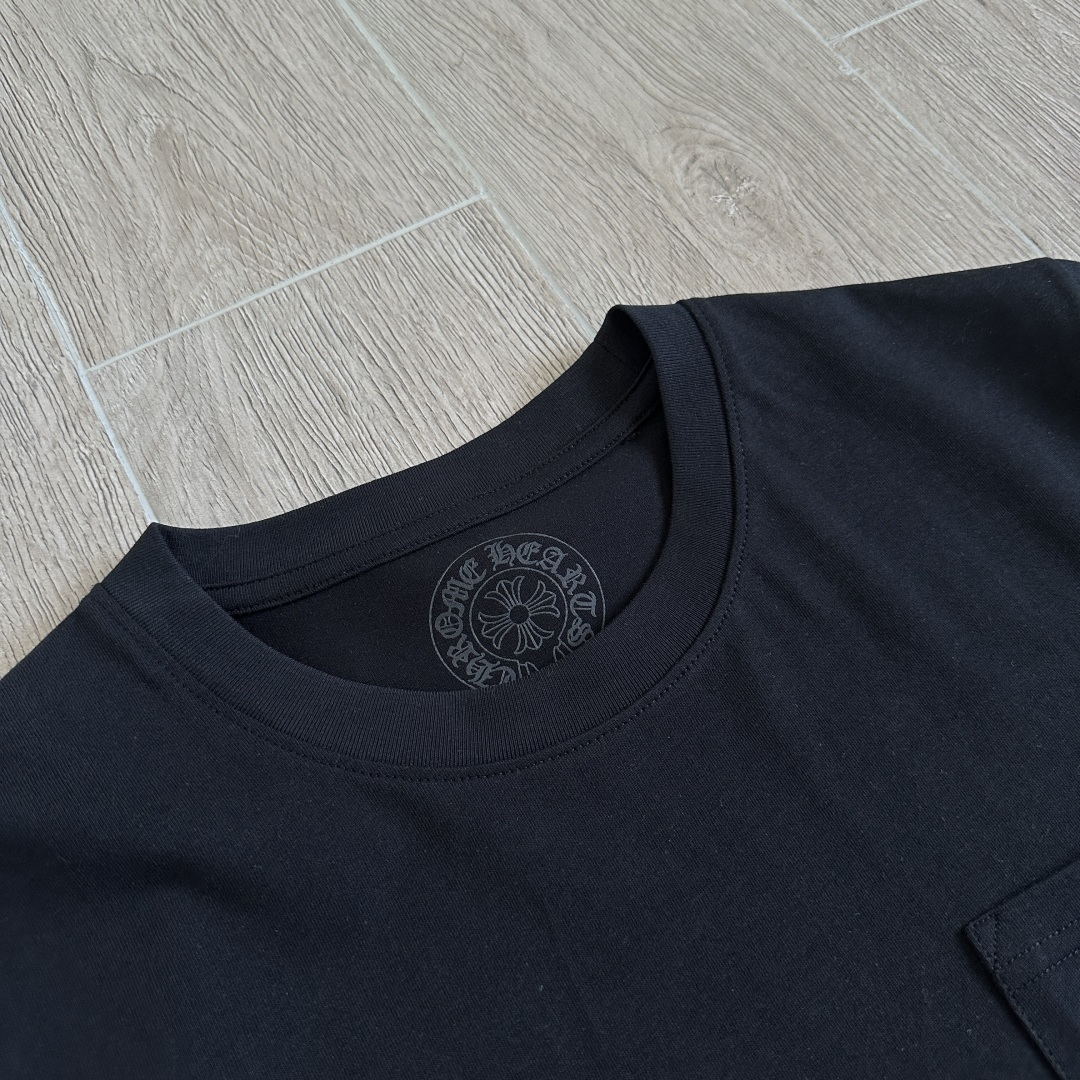 Chrome Hearts CH 克罗心  圆领短袖 T恤 宝剑 渐变 马蹄 A0 白色 黑色