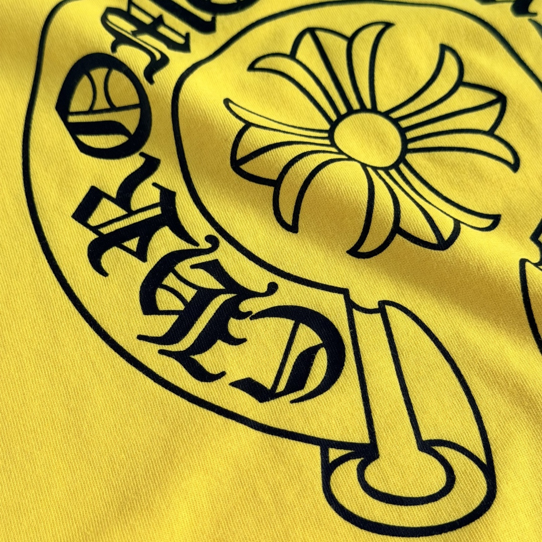 Chrome Hearts CH 女款 撞色横幅马蹄 短袖 