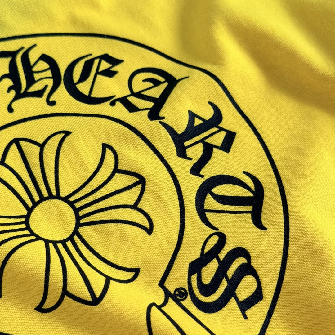 Chrome Hearts CH 女款 撞色横幅马蹄 短袖 