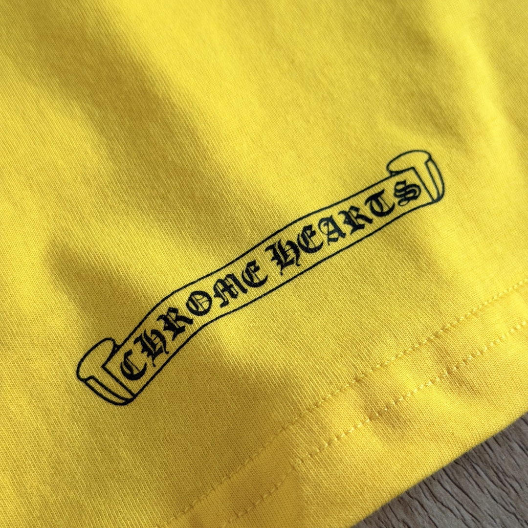 Chrome Hearts CH 女款 撞色横幅马蹄 短袖 