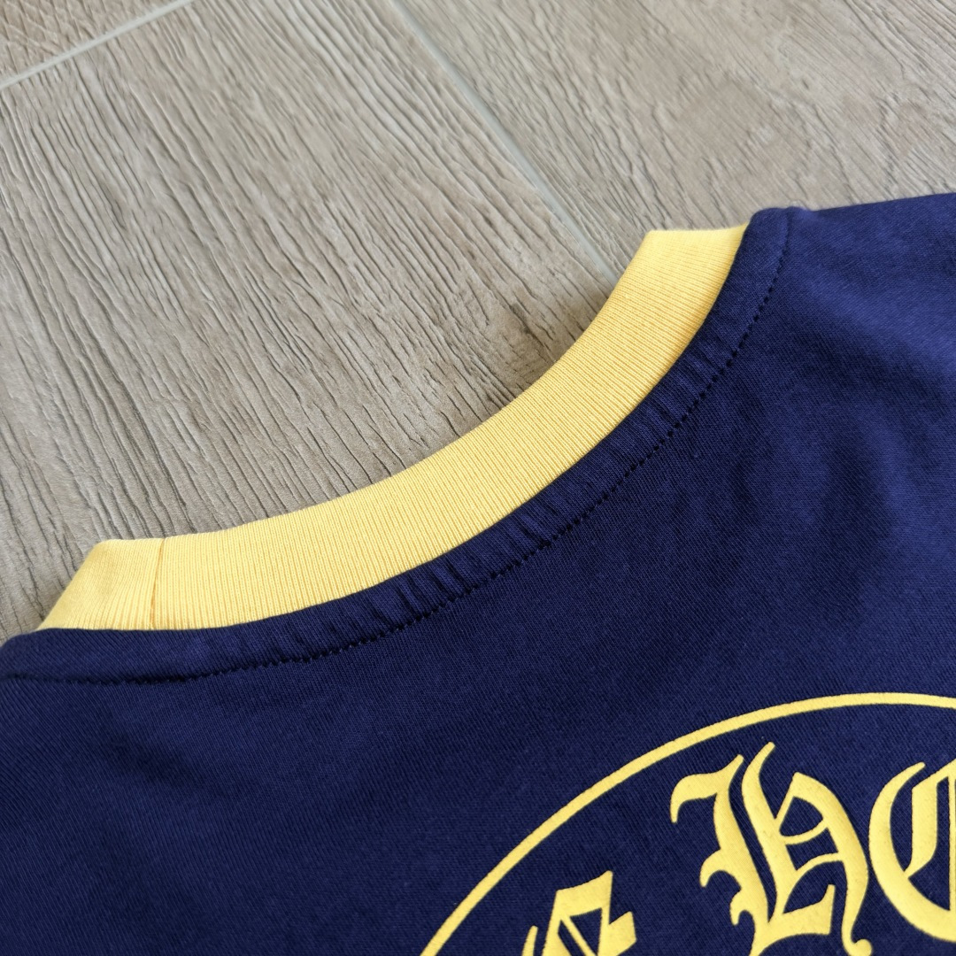 Chrome Hearts CH 女款 撞色横幅马蹄 短袖 