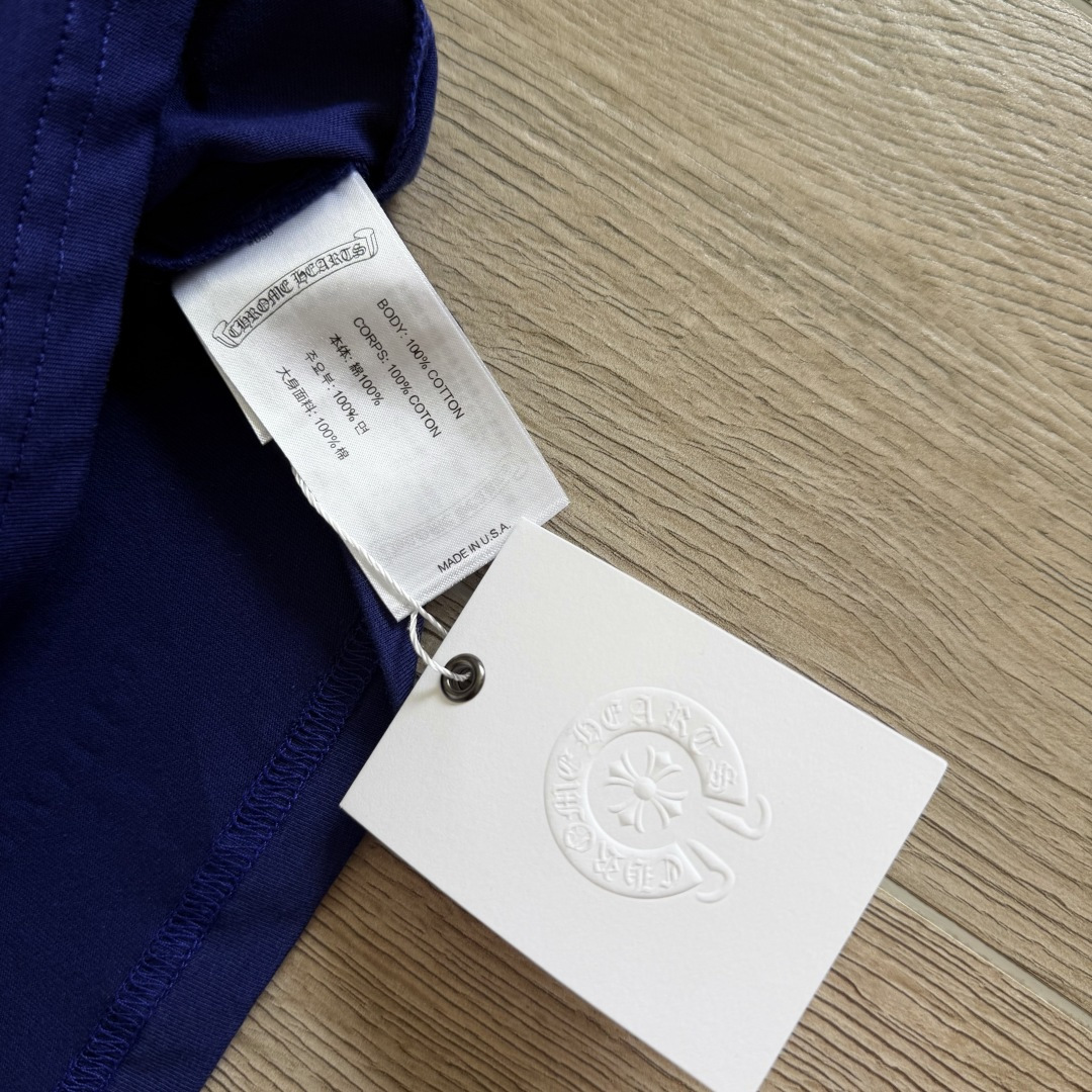 Chrome Hearts CH 女款 撞色横幅马蹄 短袖 