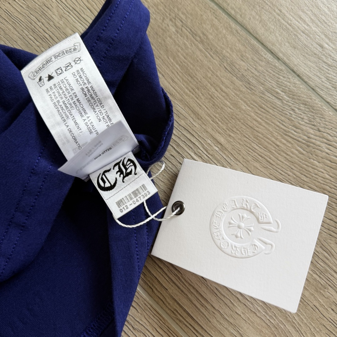 Chrome Hearts CH 女款 撞色横幅马蹄 短袖 