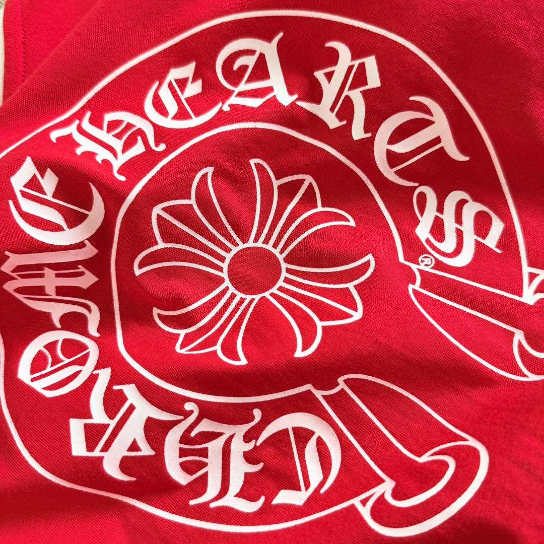 Chrome Hearts CH 女款 撞色横幅马蹄 短袖 