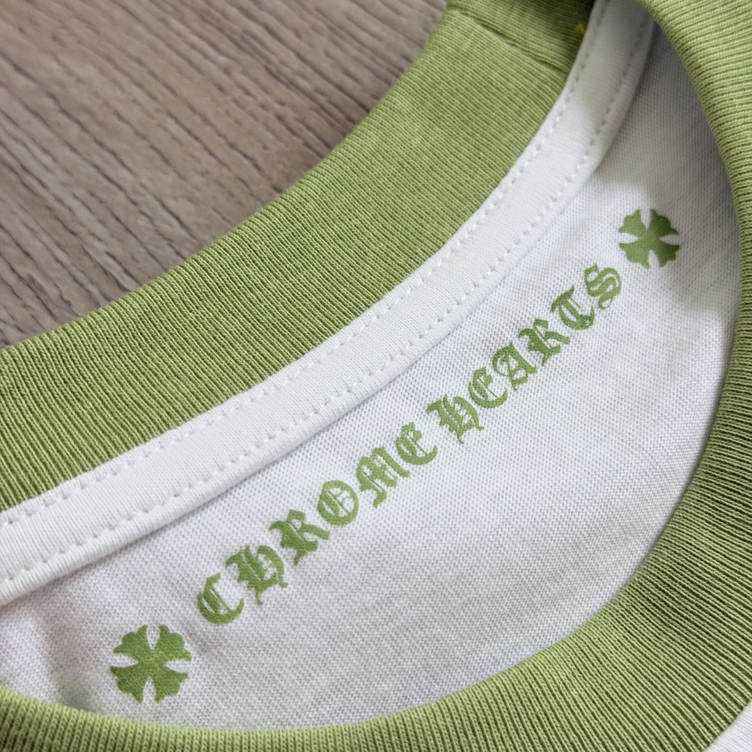 Chrome Hearts CH 女款 撞色横幅马蹄 短袖 