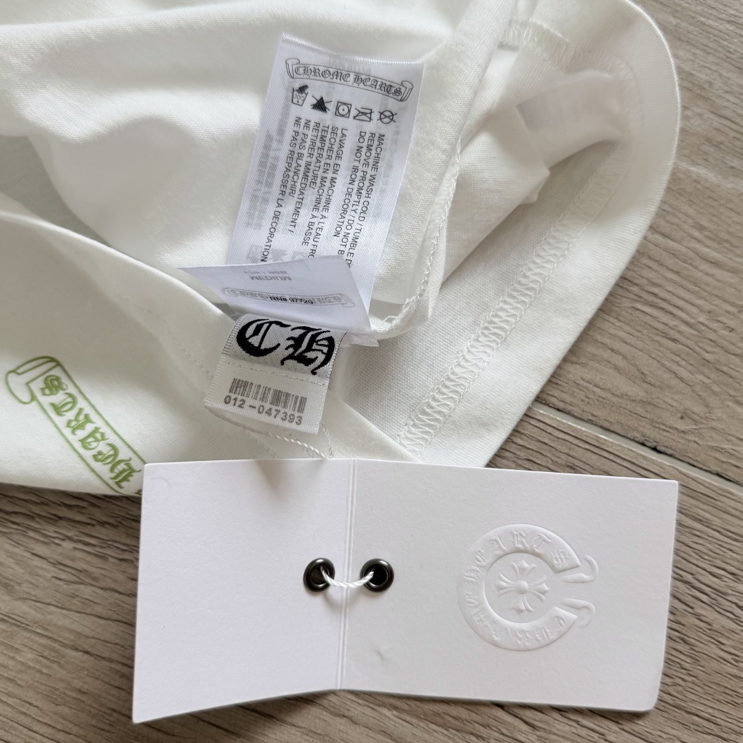 Chrome Hearts CH 女款 撞色横幅马蹄 短袖 