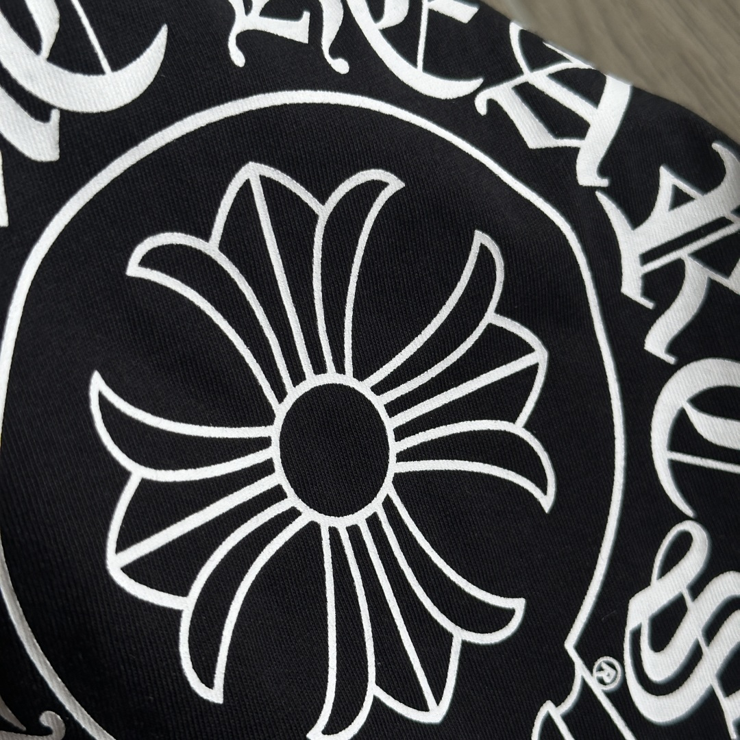 Chrome Hearts CH 女款 撞色横幅马蹄 短袖 