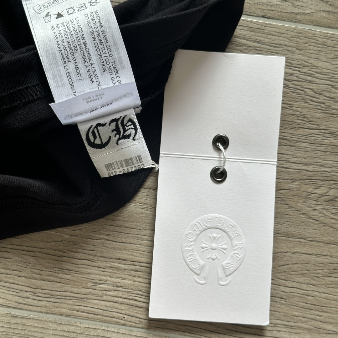 Chrome Hearts CH 女款 撞色横幅马蹄 短袖 