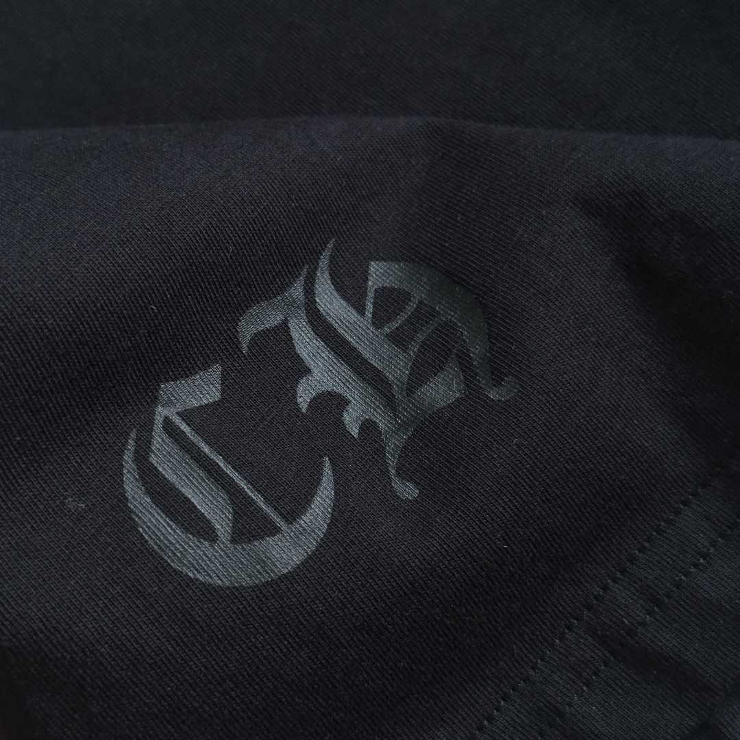 Chrome Hearts CH 女款 撞色横幅马蹄 短袖 