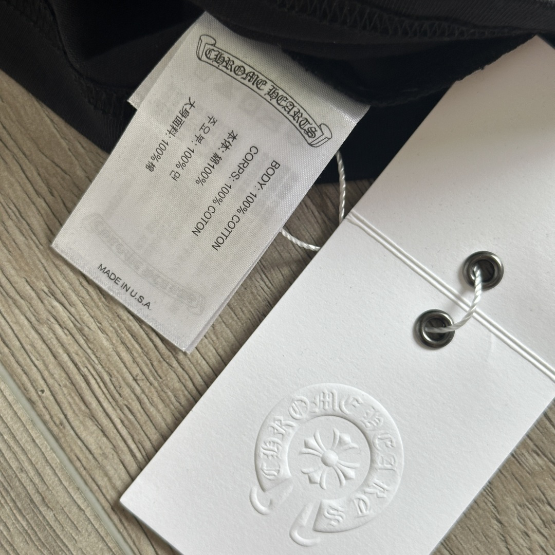 Chrome Hearts CH 女款 撞色横幅马蹄 短袖 