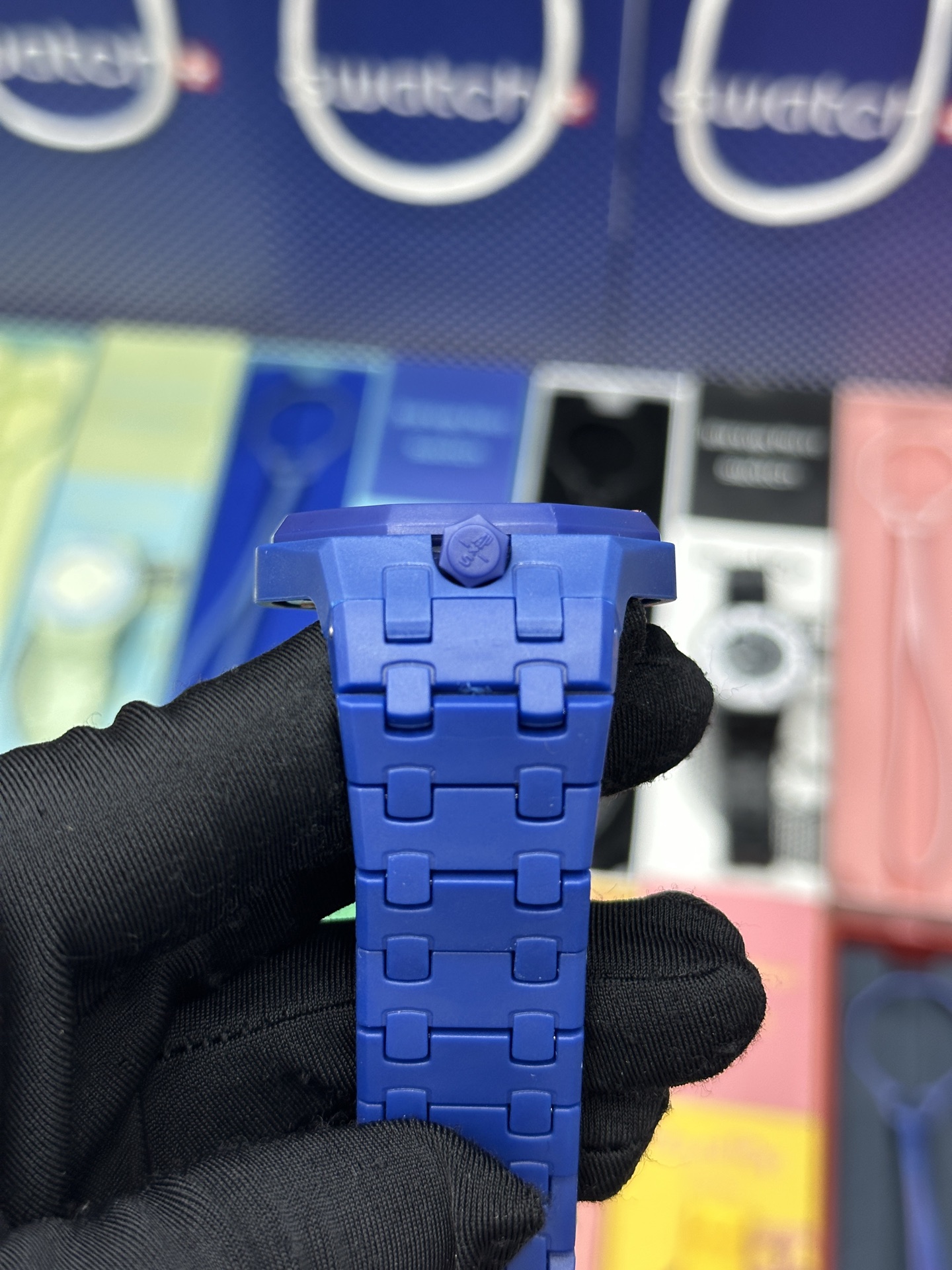 SWATCH 斯沃琪 x Audemars Piguet 爱彼 机械机芯Royal pop 多巴胺色彩时尚潮流学生情侣 男女同款 腕表 