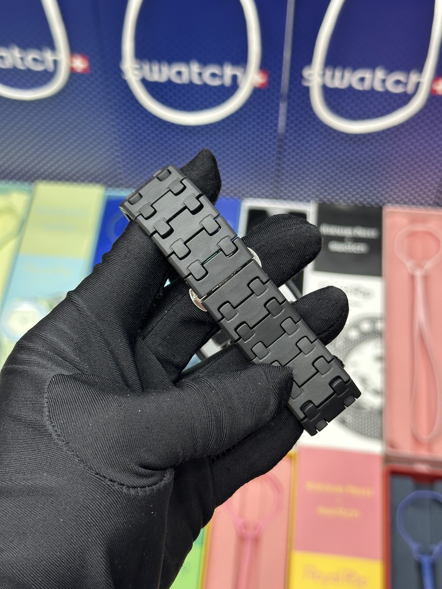 SWATCH 斯沃琪 x Audemars Piguet 爱彼 机械机芯Royal pop 多巴胺色彩时尚潮流学生情侣 男女同款 腕表 