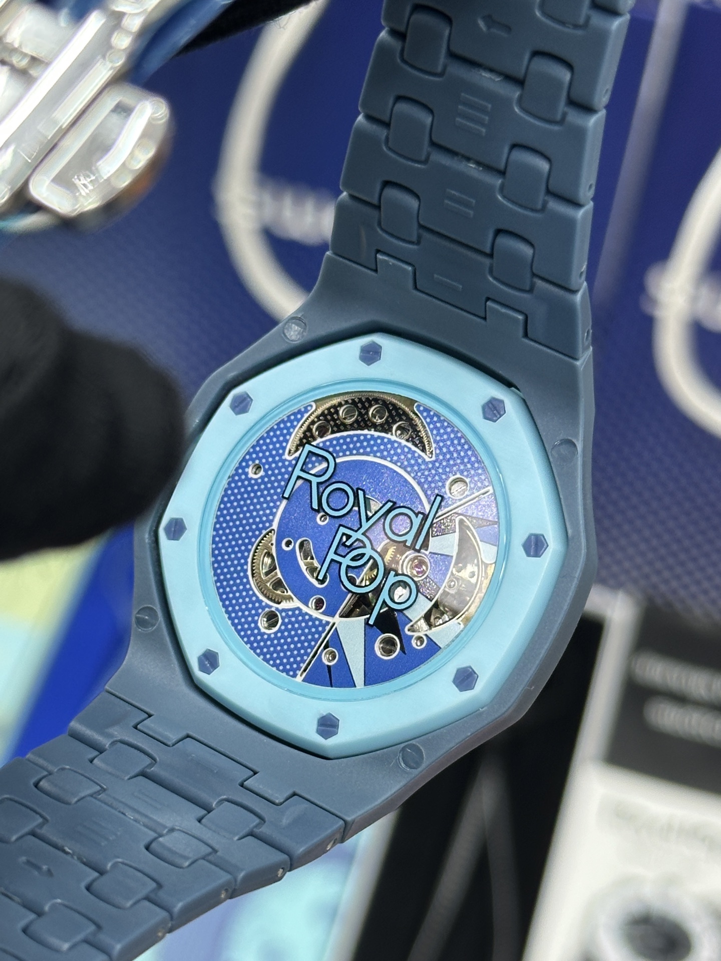SWATCH 斯沃琪 x Audemars Piguet 爱彼 机械机芯Royal pop 多巴胺色彩时尚潮流学生情侣 男女同款 腕表 