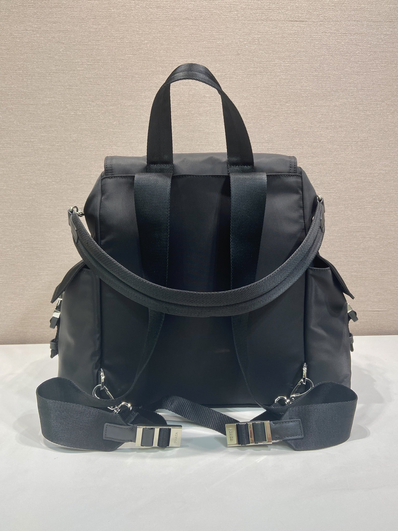 普拉达 PRADA  Explore  双肩包 尼龙 黑色 尼龙  H0-2VZ118_2DW3_F0002