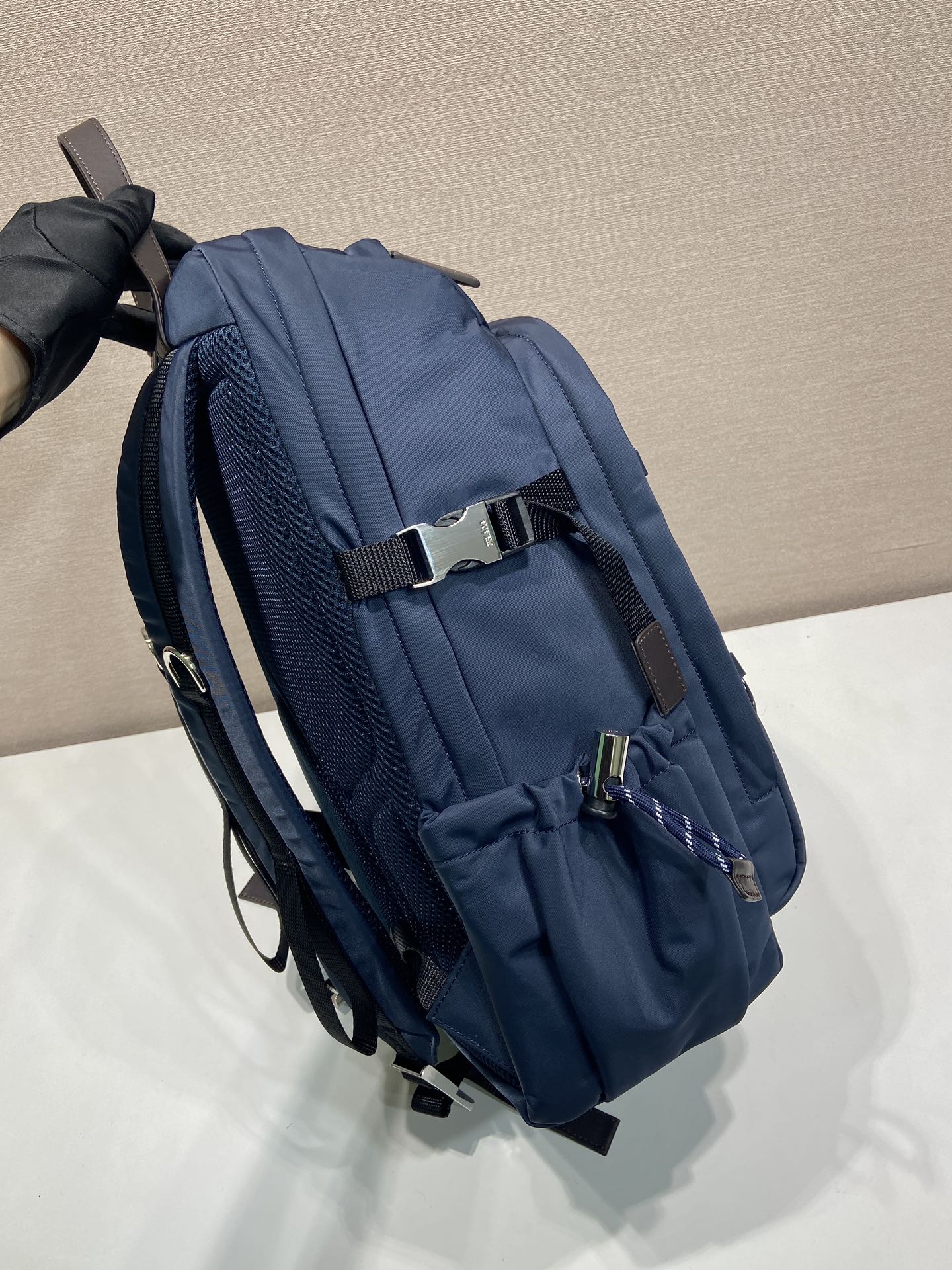 普拉达 PRADA Re-Nylon 双肩包 尼龙 海军蓝 尼龙  H0-2VZ122_2DMG_F0008