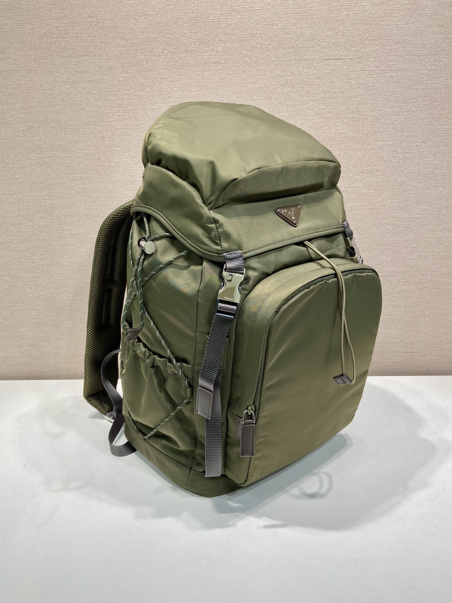 普拉达 PRADA Speedrock 双肩包 绿色 尼龙  H0-2VZ123_OOO_2DMG_F0334