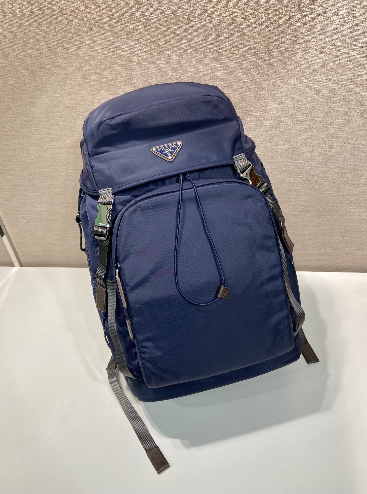 普拉达 PRADA Speedrock 双肩包 海军蓝 尼龙  H0-2VZ123_2DMG_F0008_V_OOO