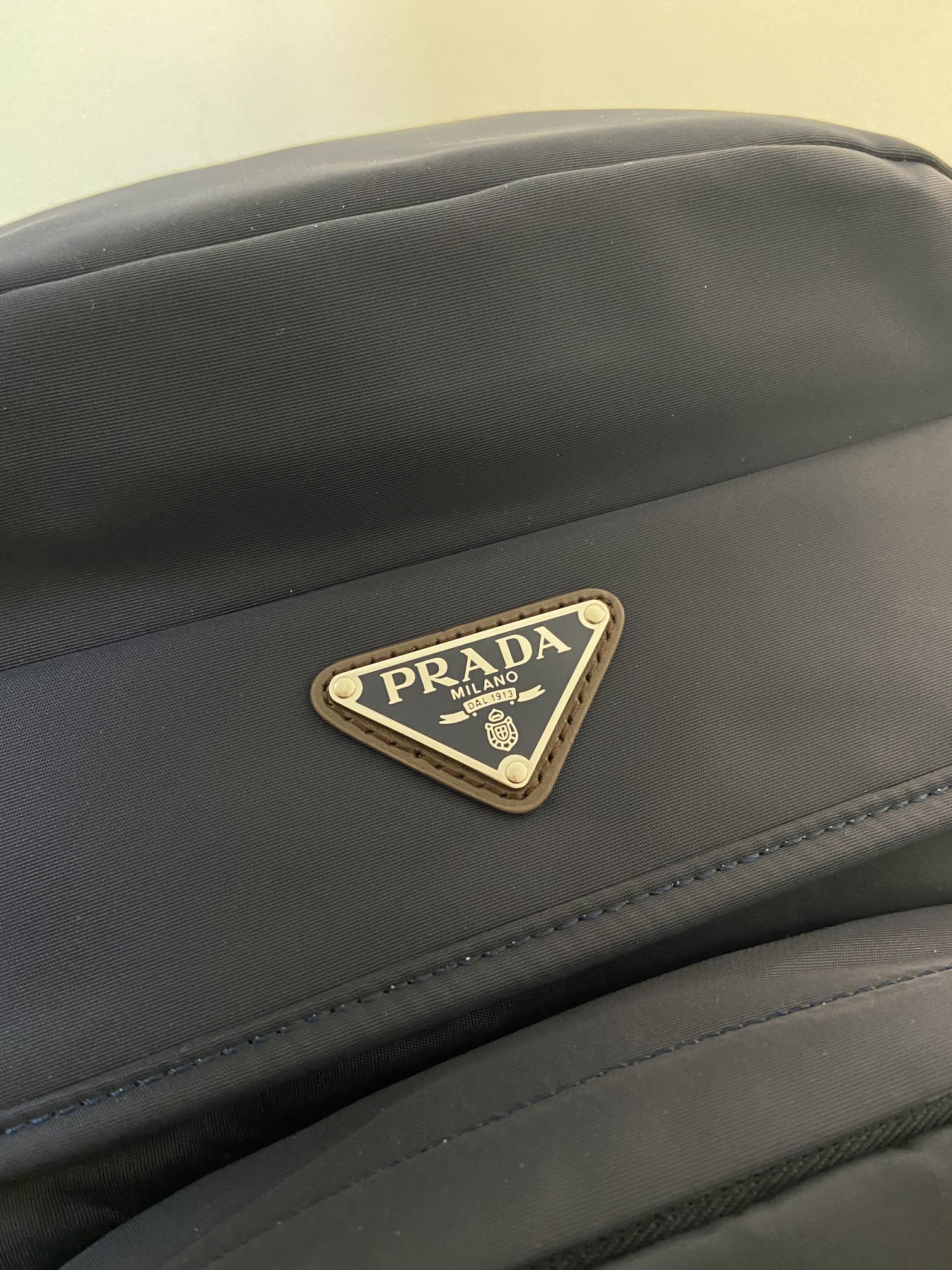 普拉达 PRADA Speedrock 双肩包 海军蓝 尼龙  H0-2VZ123_2DMG_F0008_V_OOO