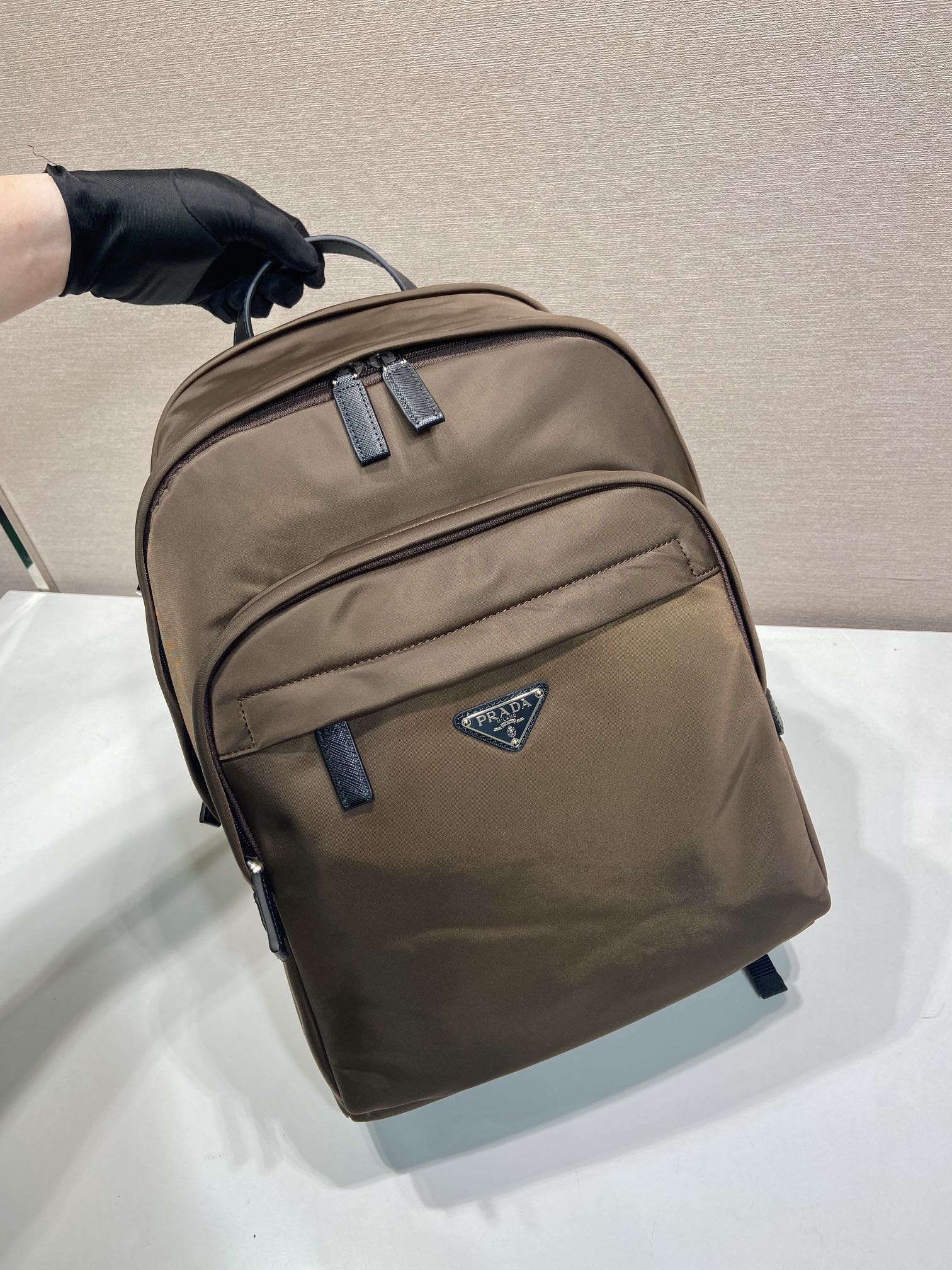 普拉达 PRADA  Re-Nylon 双肩包 绿色 尼龙  H0-2VZ048_2DMG_F0038_V_OOO