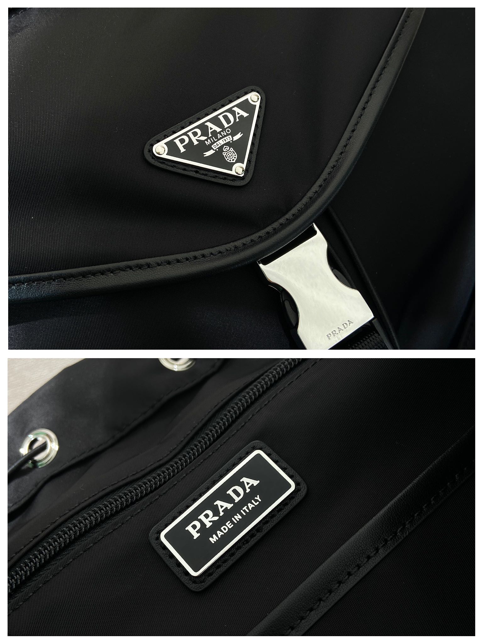 普拉达 PRADA  Re-Nylon 双肩包 黑色 尼龙  H0-2VZ108_2DW3_F0002_V_DYO