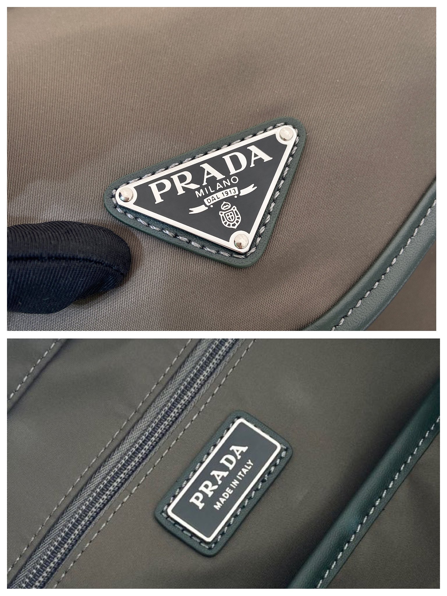 普拉达 PRADA  Re-Nylon 双肩包 森林绿 尼龙  H0-2VZ108_2DW3_F0414_V_DYM