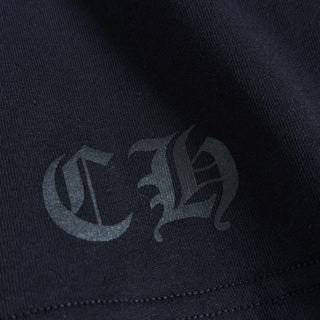 Chrome Hearts CH克罗心 长袖 袖子字体 后背大马蹄  STAFF黑橙