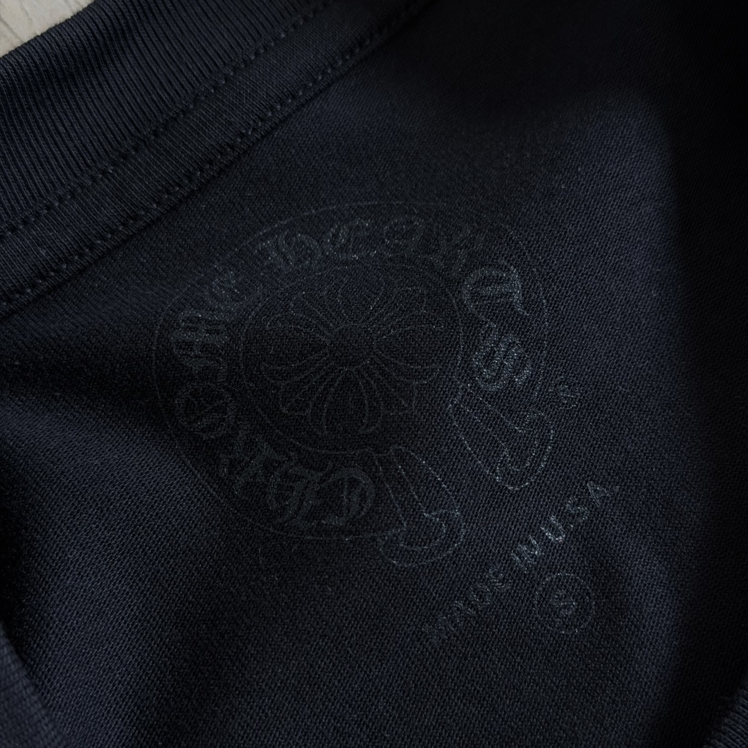 Chrome Hearts CH克罗心 长袖 袖子字体 后背大马蹄  STAFF黑橙