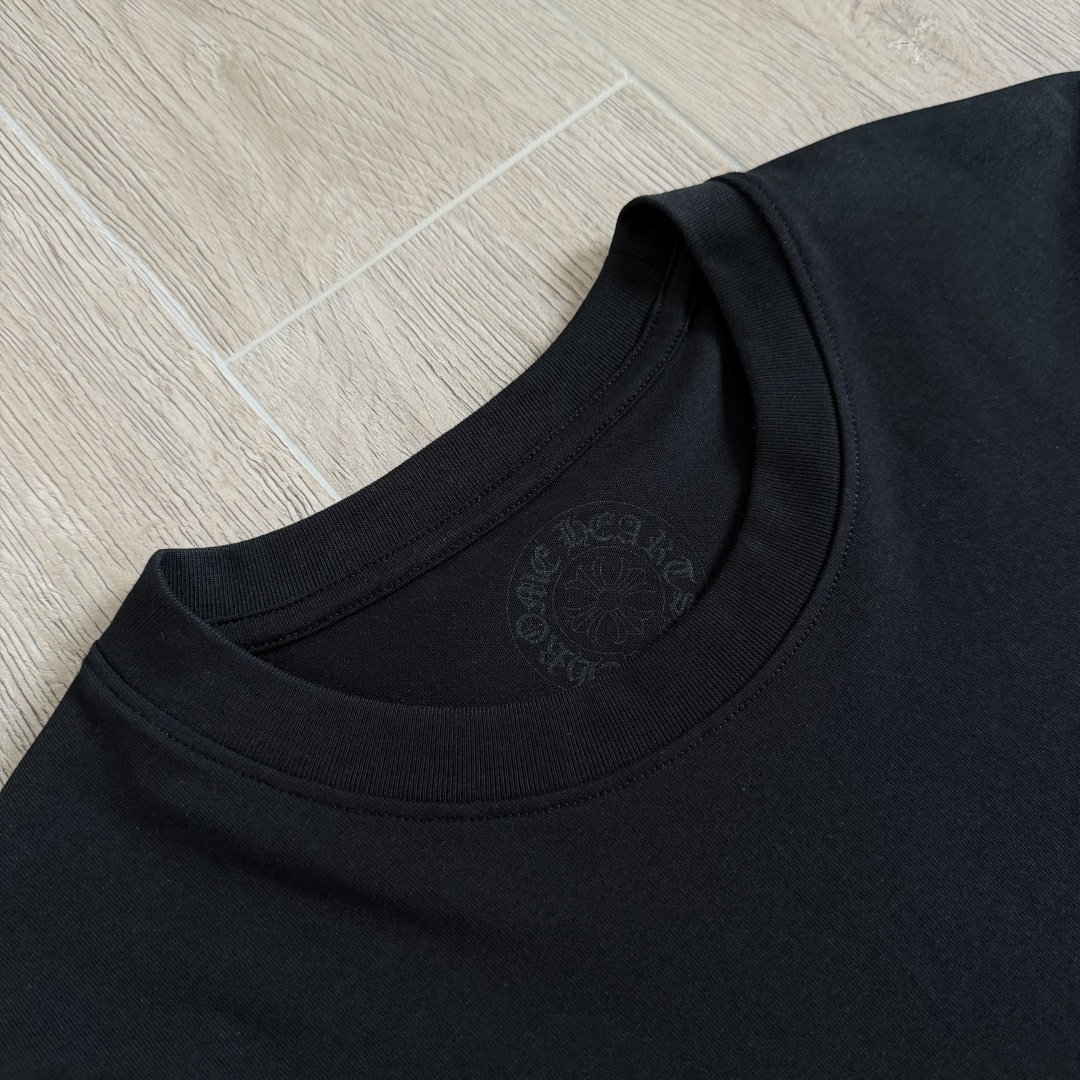 Chrome Hearts CH克罗心 长袖 袖子字体 后背大马蹄  STAFF黑橙