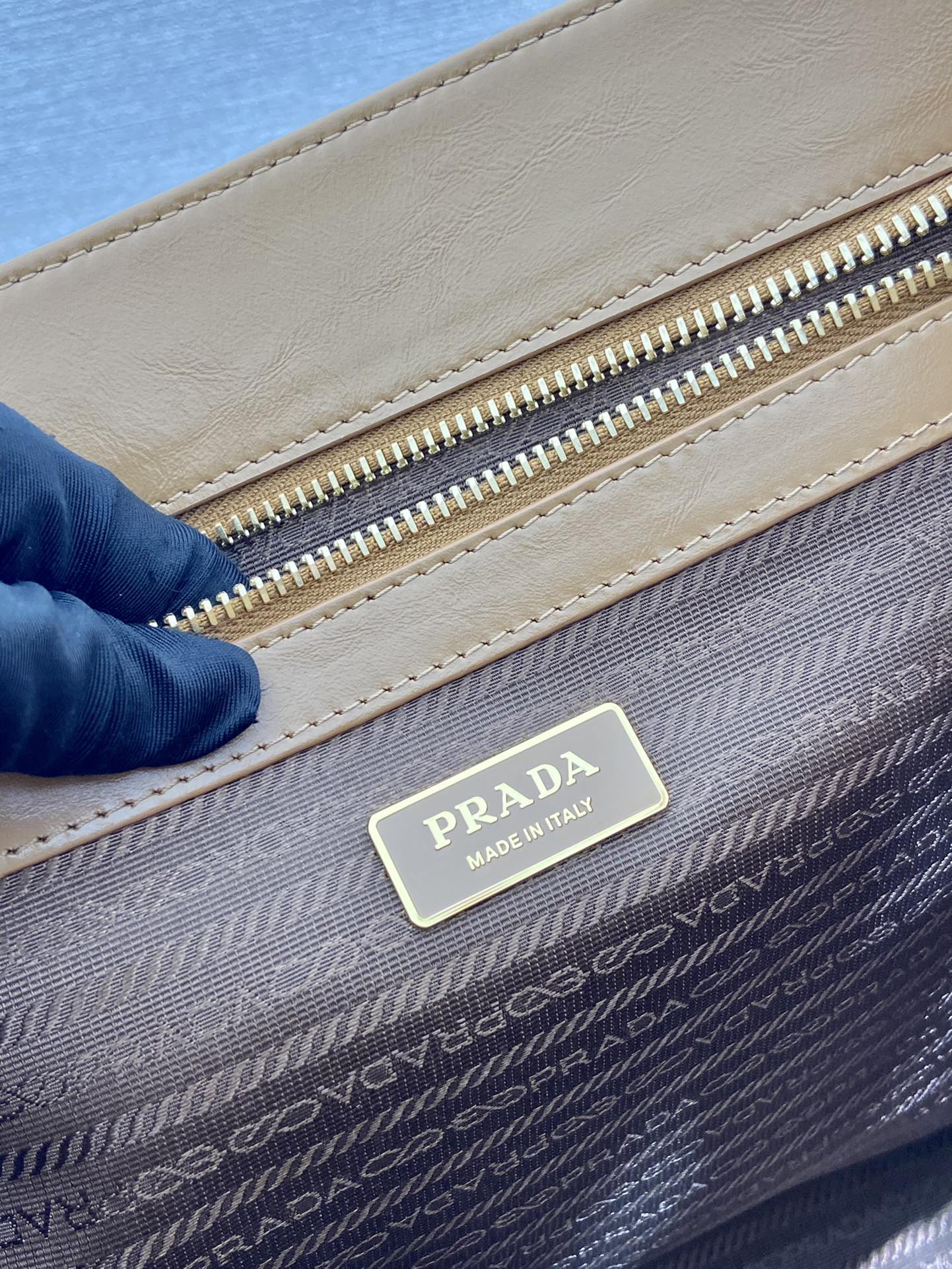 普拉达 PRADA 单肩 手提  托特 棕色 皮革 H0-11BG460_2CYR_F0LT6_V_OON