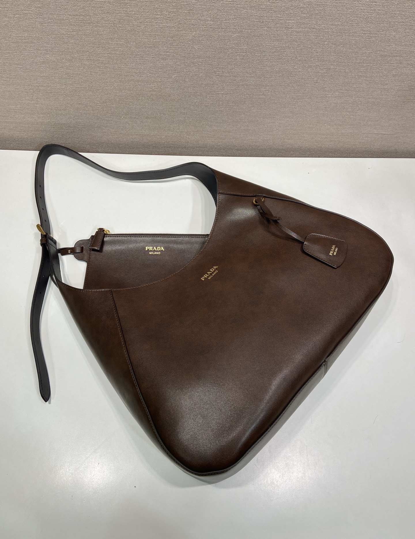  普拉达 PRADA  Boogie 单肩斜跨 包 红色 皮革 H0-1BC299_2ZRN_F0324