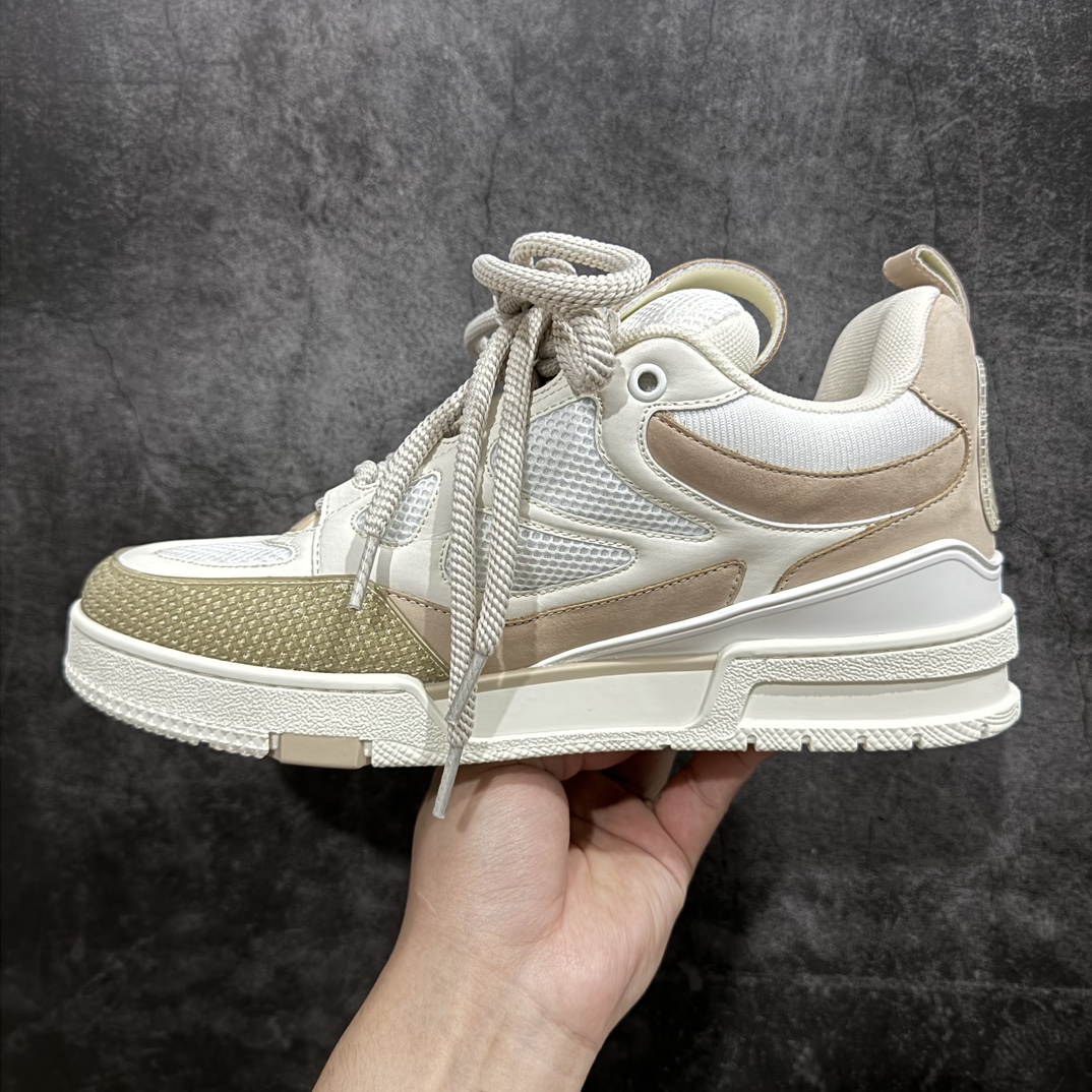 Louis Vuitton SKATE  LV 路易威登 面包鞋 低筒 休闲鞋 板鞋 运动鞋 男鞋 女鞋 波鞋C0  棕色 1AARQI