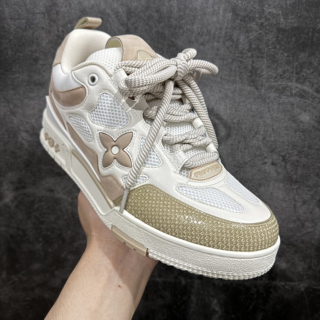 Louis Vuitton SKATE  LV 路易威登 面包鞋 低筒 休闲鞋 板鞋 运动鞋 男鞋 女鞋 波鞋C0  棕色 1AARQI