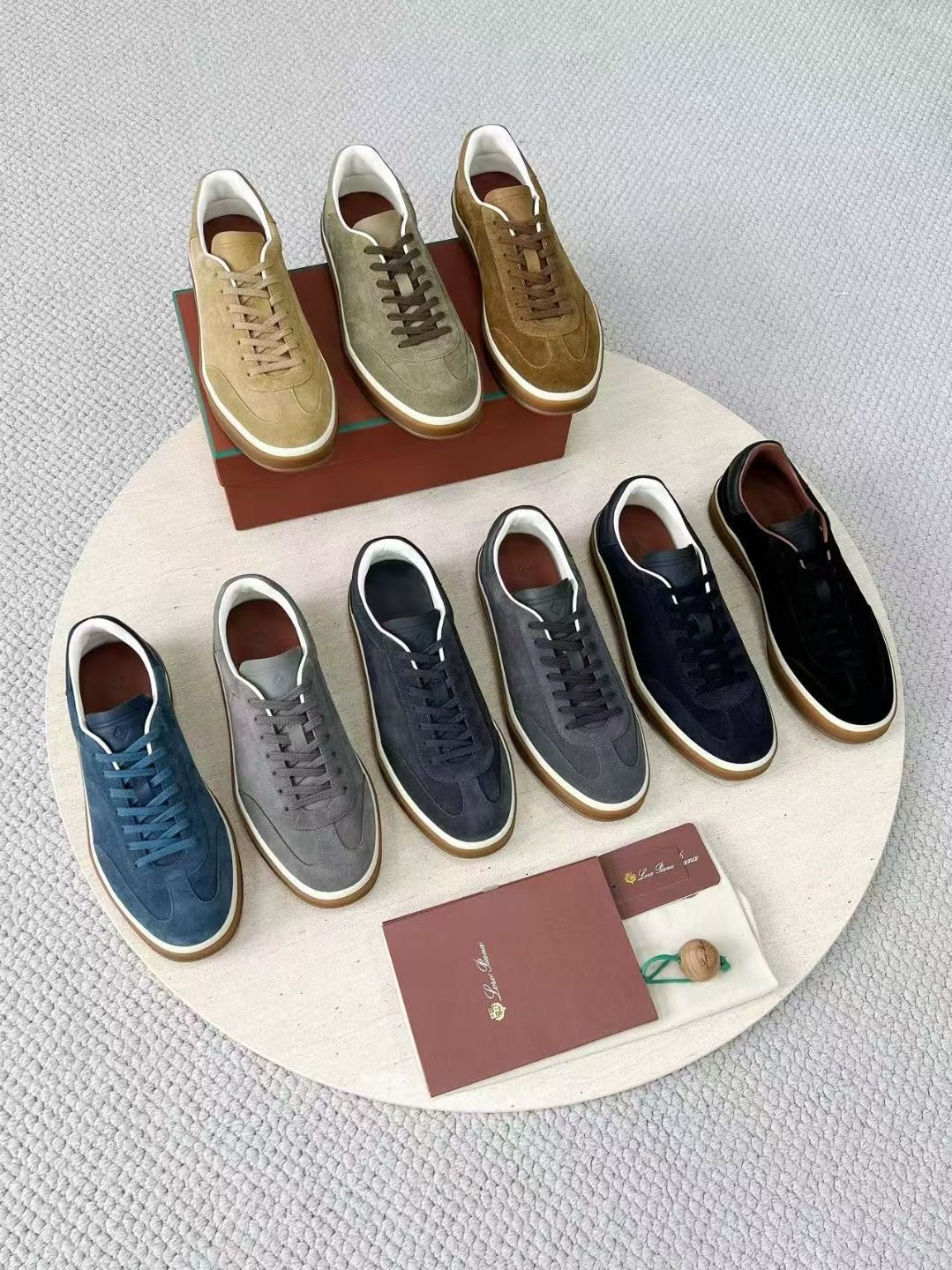 Loro Piana LP Summer Walk / End Walk — Low-Top, Comfortable, and Casual Men's Shoes (Suede) | High-Top Chelsea Boots 