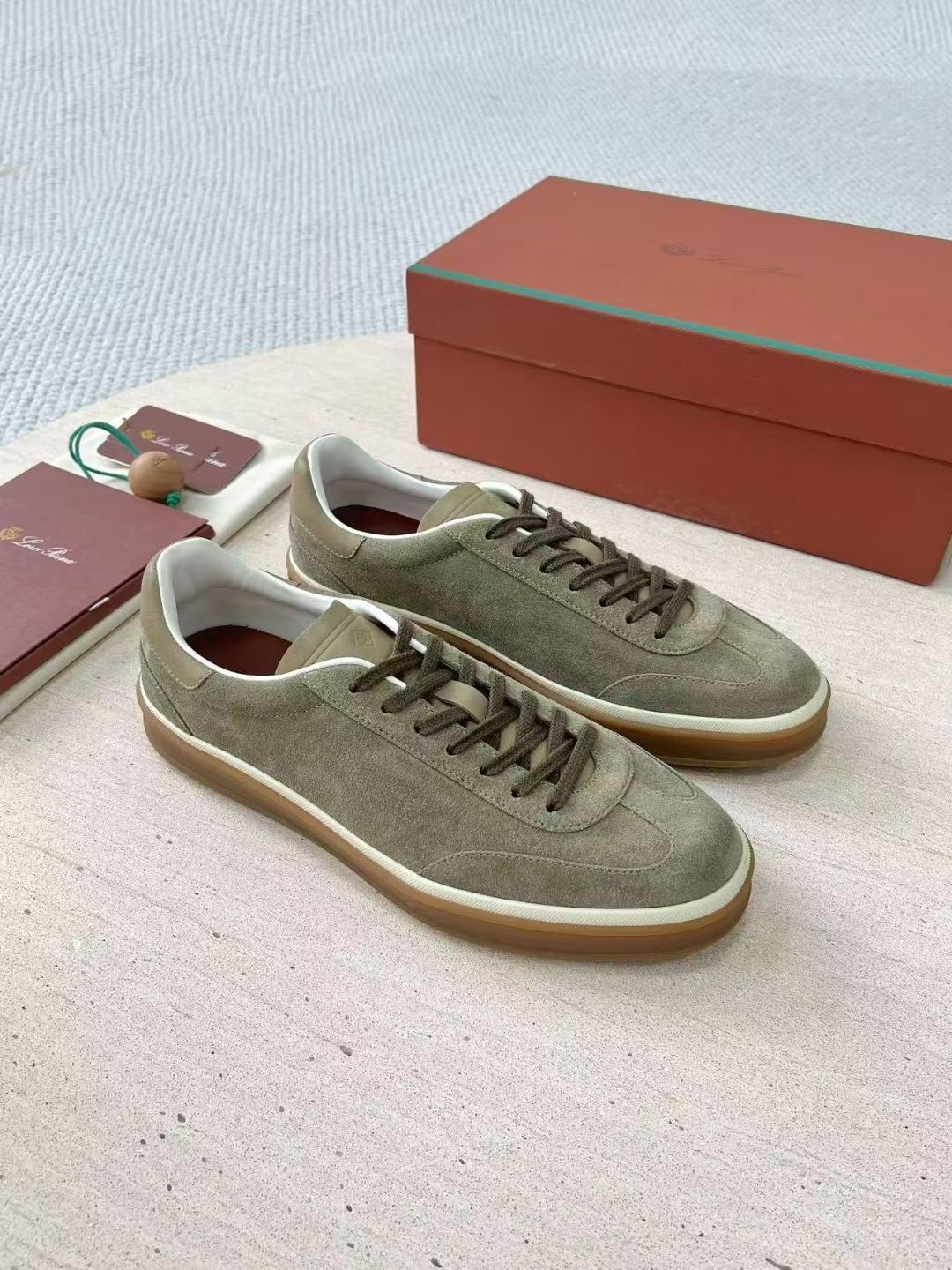 Loro Piana LP Summer Walk / End Walk — Low-Top, Comfortable, and Casual Men's Shoes (Suede) | High-Top Chelsea Boots 