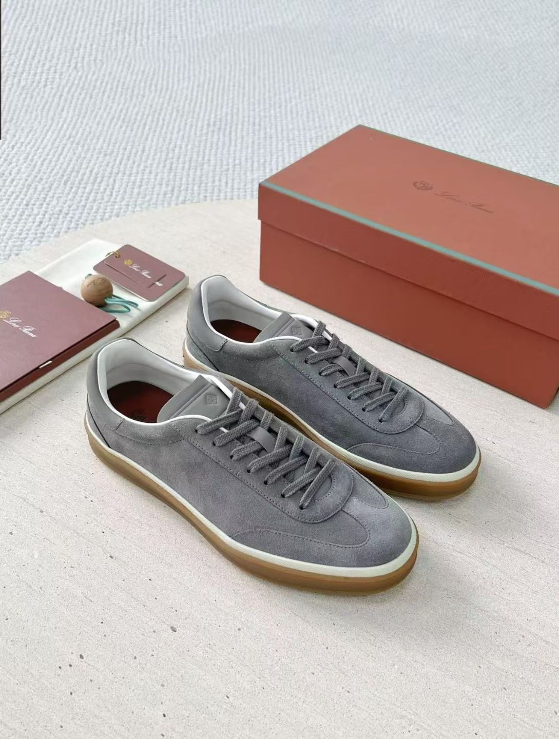 Loro Piana LP Summer Walk / End Walk — Low-Top, Comfortable, and Casual Men's Shoes (Suede) | High-Top Chelsea Boots 