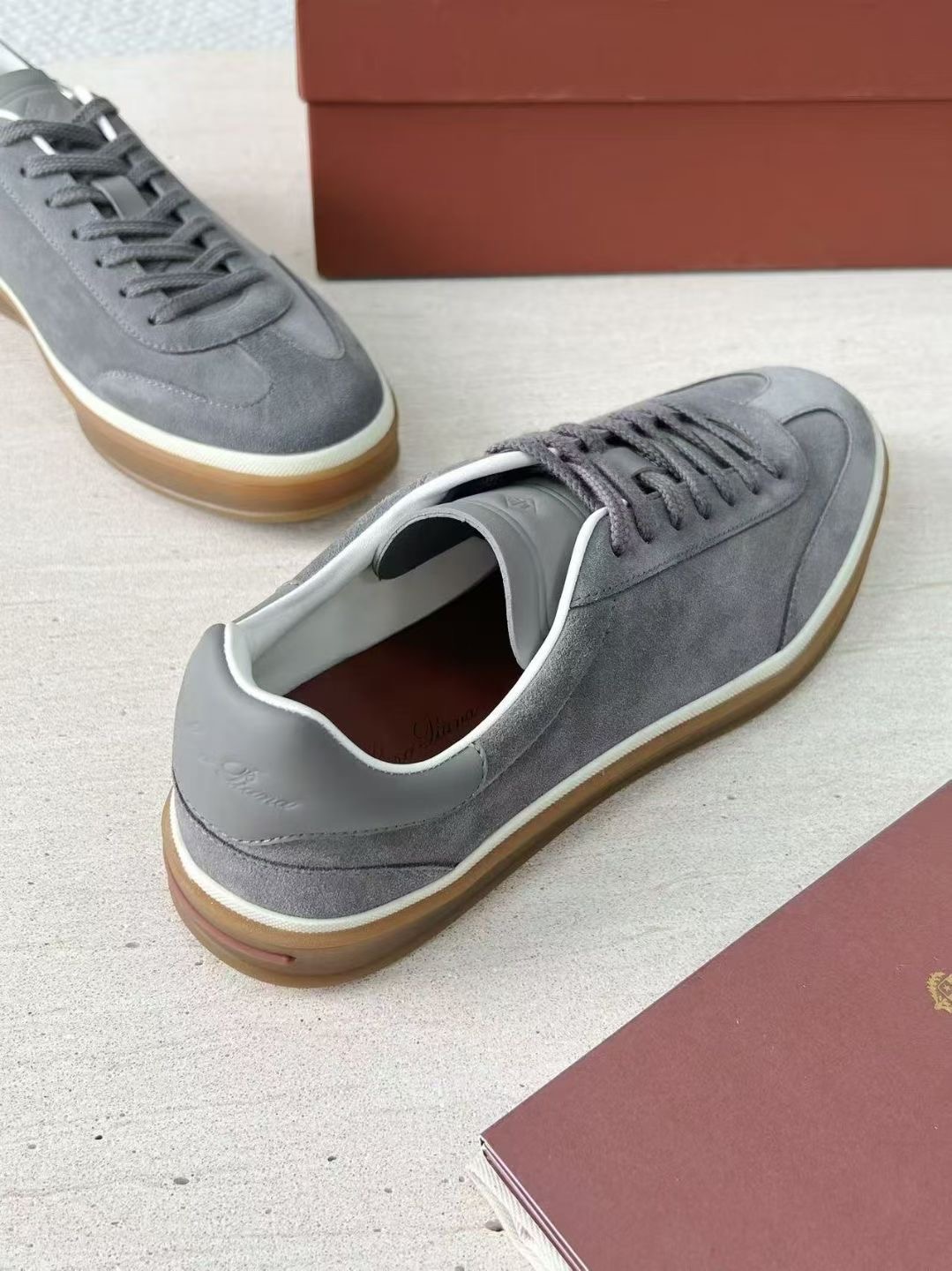 Loro Piana LP Summer Walk / End Walk — Low-Top, Comfortable, and Casual Men's Shoes (Suede) | High-Top Chelsea Boots 