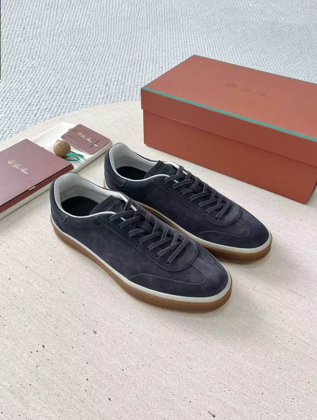 Loro Piana LP Summer Walk / End Walk — Low-Top, Comfortable, and Casual Men's Shoes (Suede) | High-Top Chelsea Boots 