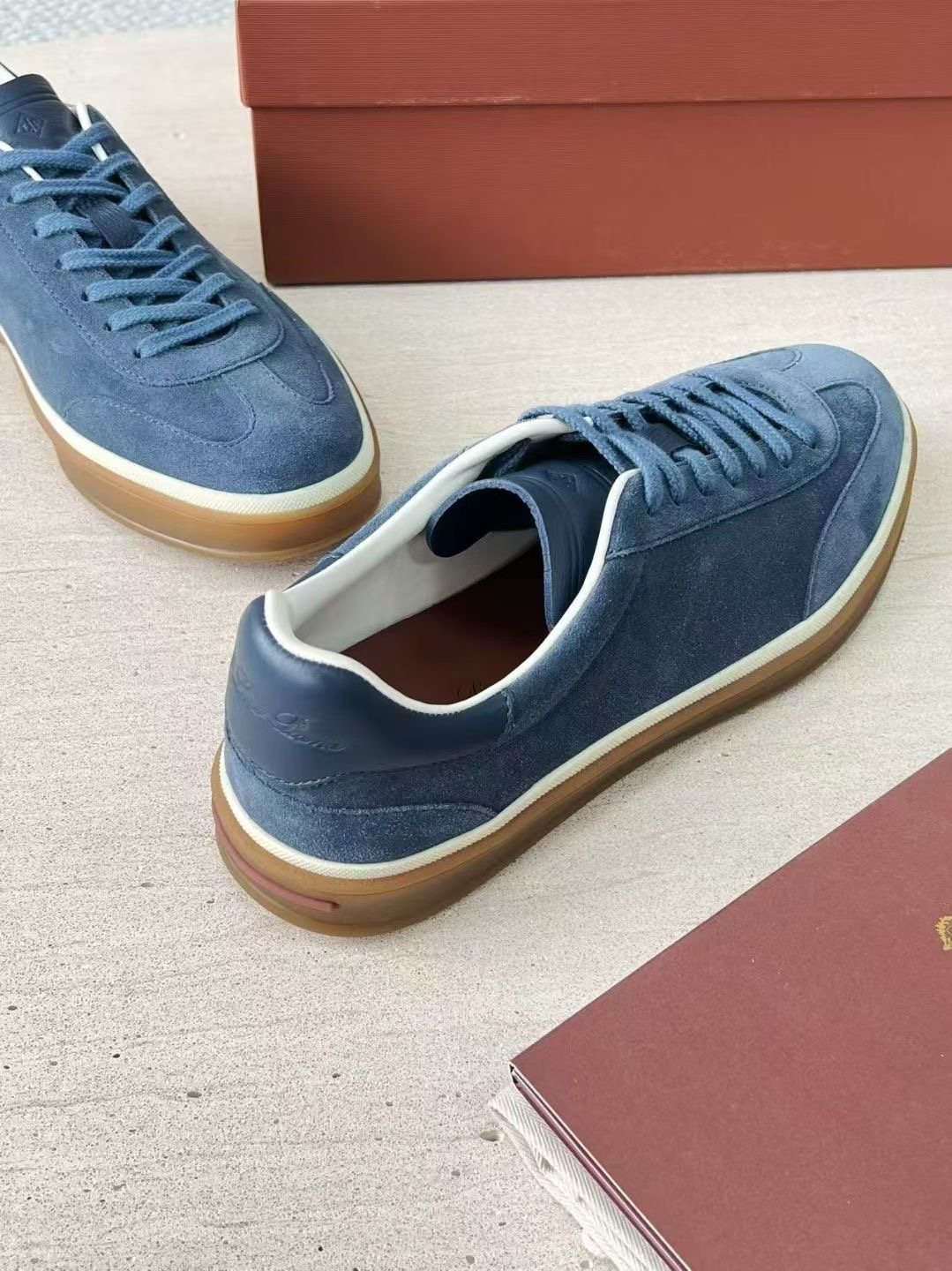 Loro Piana LP Summer Walk / End Walk — Low-Top, Comfortable, and Casual Men's Shoes (Suede) | High-Top Chelsea Boots 