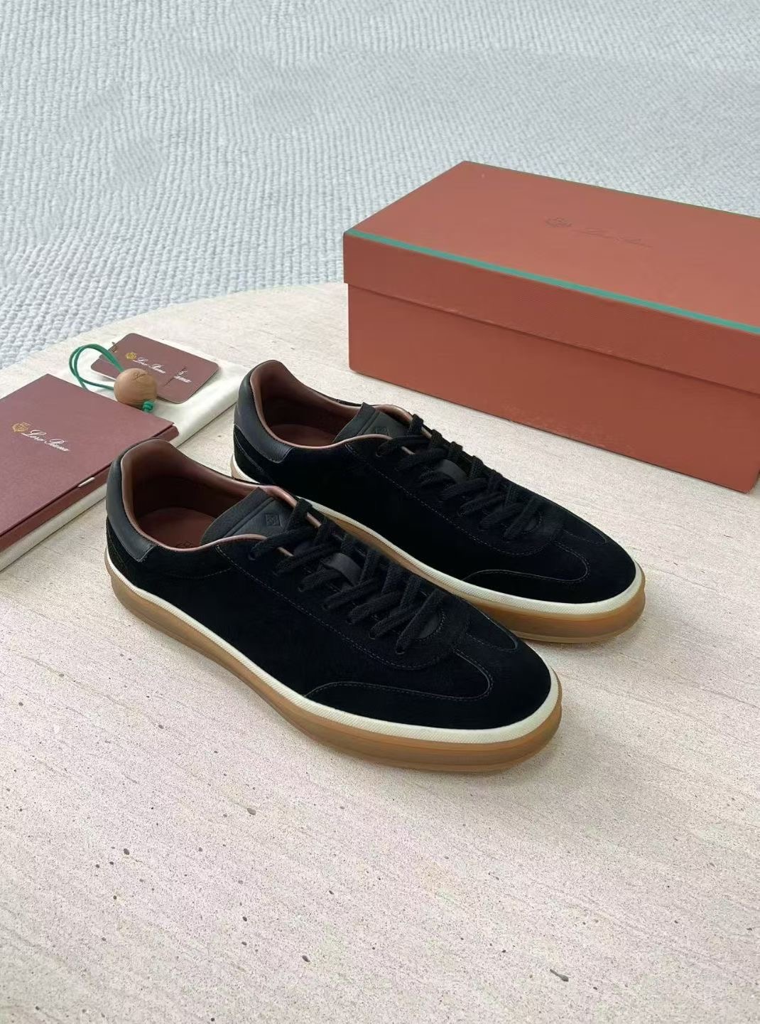 Loro Piana LP Summer Walk / End Walk — Low-Top, Comfortable, and Casual Men's Shoes (Suede) | High-Top Chelsea Boots 