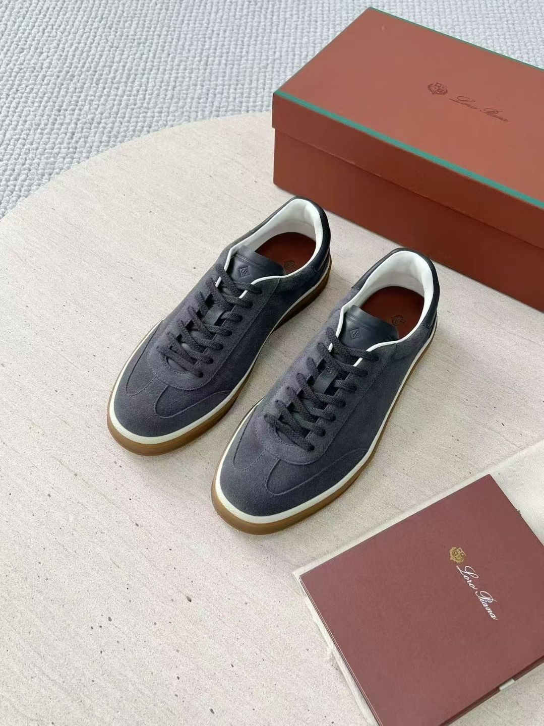 Loro Piana LP Summer Walk / End Walk — Low-Top, Comfortable, and Casual Men's Shoes (Suede) | High-Top Chelsea Boots 
