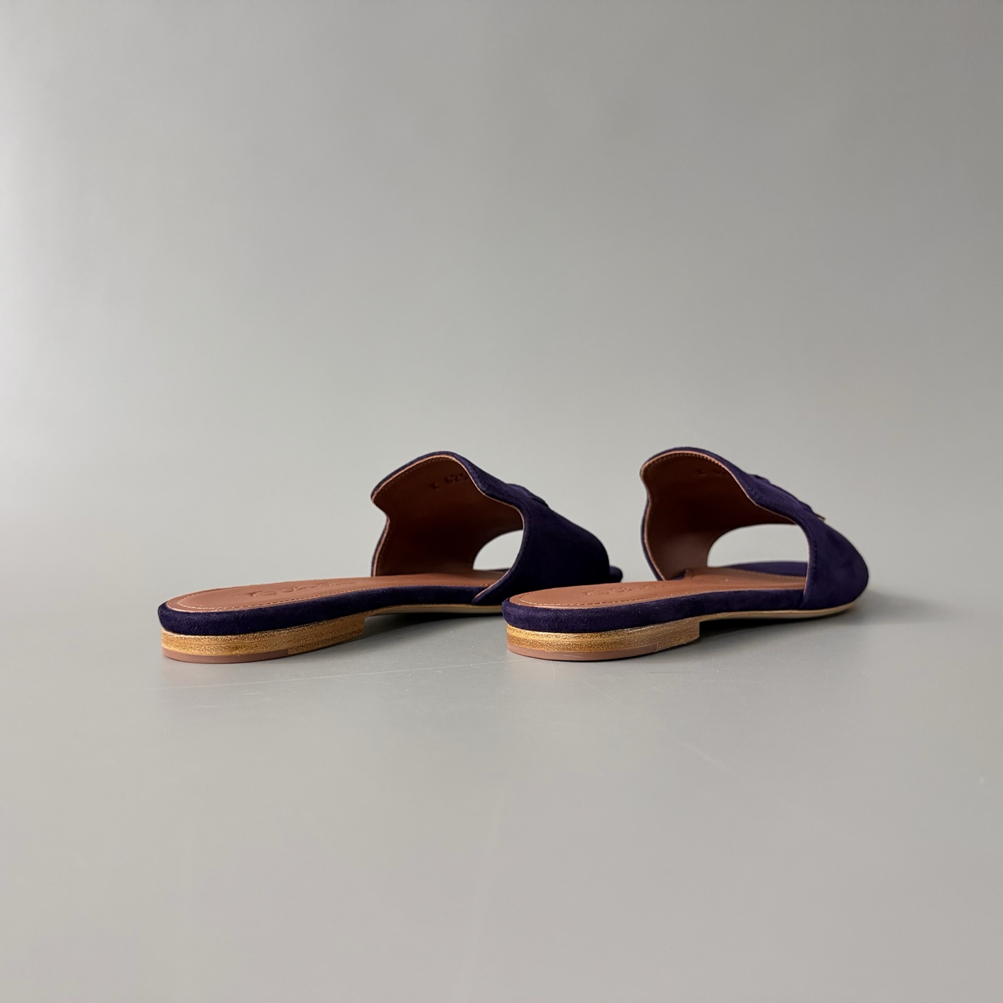 Women's LP Loro Piana Summer Charms Open-Toe Slip-On Slides with Pendant Detail