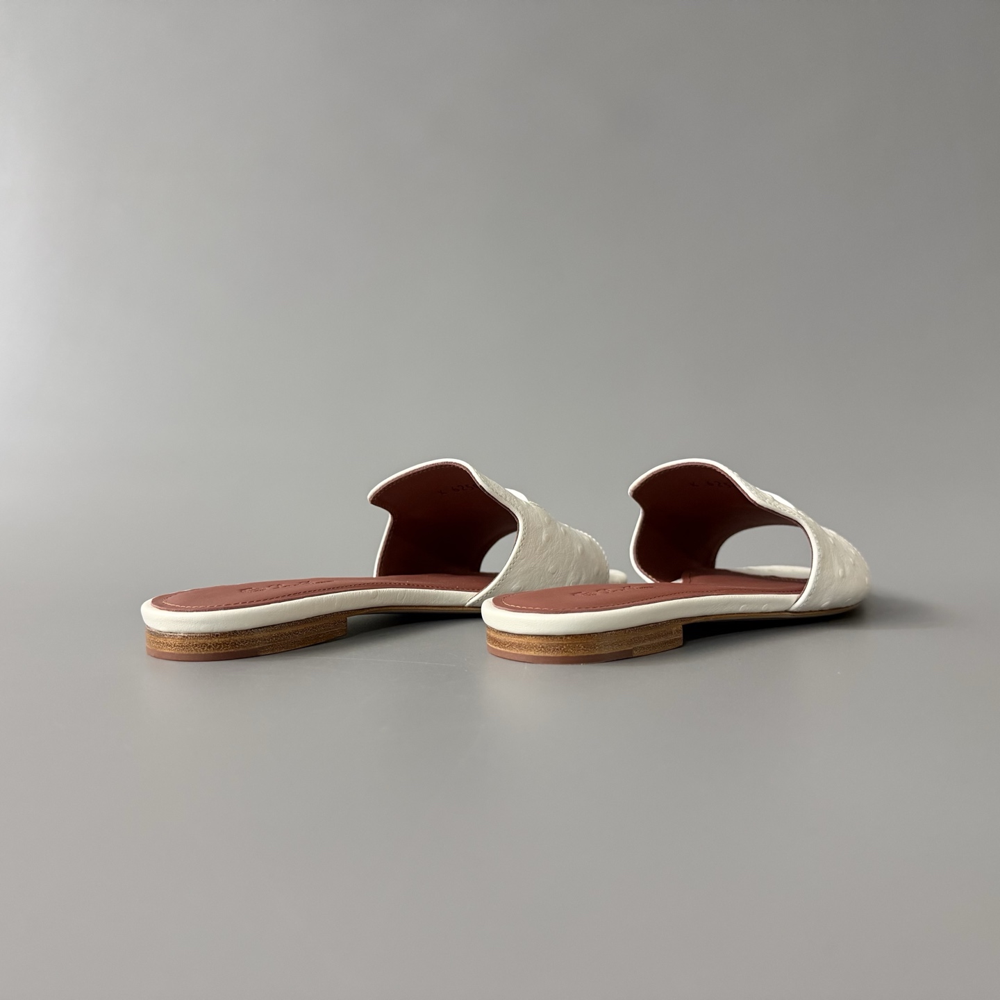 Women's LP Loro Piana Summer Charms Open-Toe Slip-On Slides with Pendant Detail