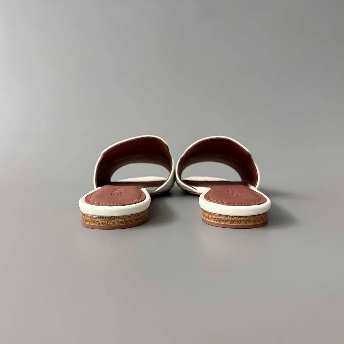 Women's LP Loro Piana Summer Charms Open-Toe Slip-On Slides with Pendant Detail