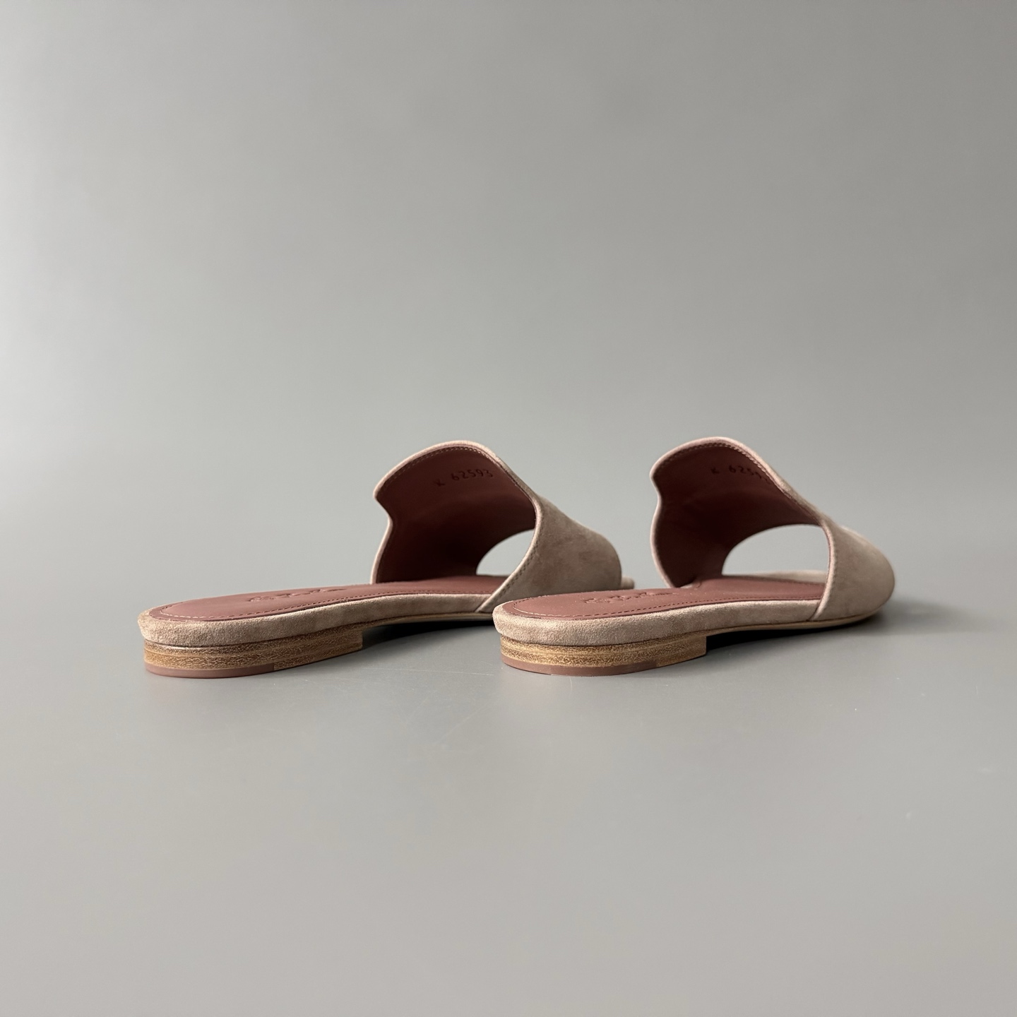 Women's LP Loro Piana Summer Charms Open-Toe Slip-On Slides with Pendant Detail