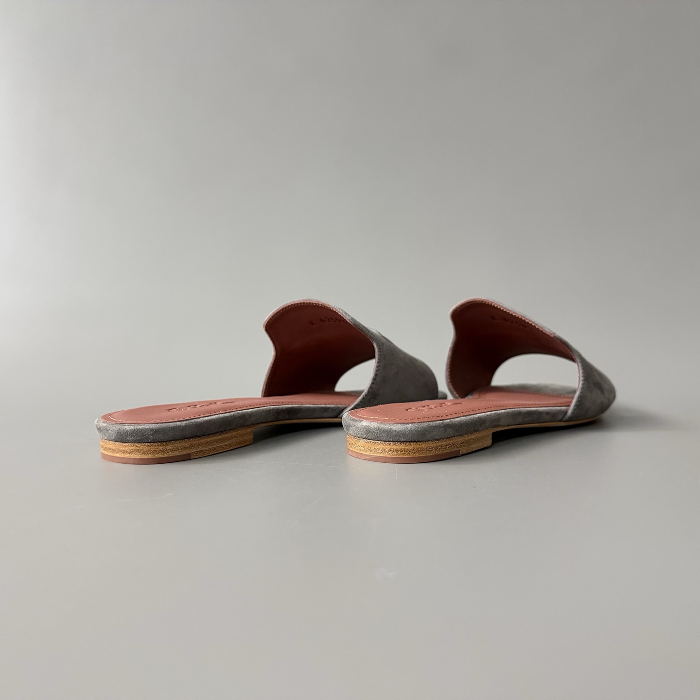 Women's LP Loro Piana Summer Charms Open-Toe Slip-On Slides with Pendant Detail